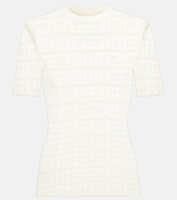 givenchy 4g jacquard t-shirt in white