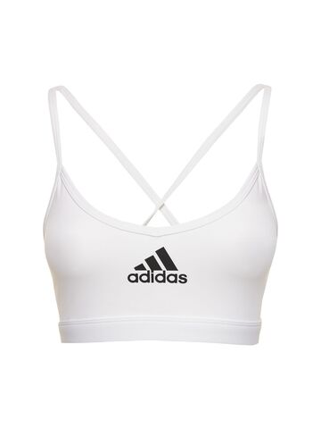 ADIDAS PERFORMANCE Light Support Bra in white