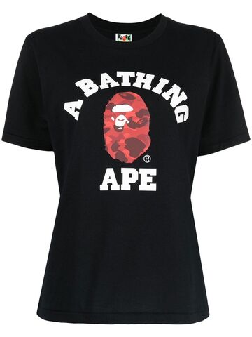 A BATHING APE® A BATHING APE® logo-print T-shirt - Black