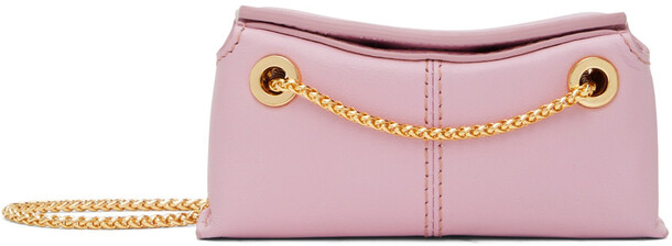 BONBOM Pink The Volon Edition Leather Mini Shoulder Bag