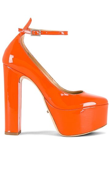 tony bianco jaguar platform heel in orange