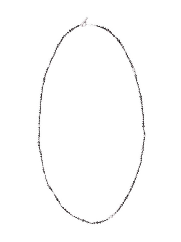 MARIANI 18kt white gold diamond wrap necklace