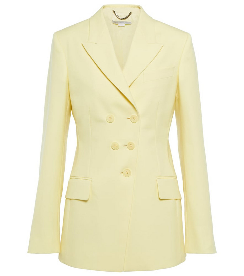 Stella McCartney Wool blazer in yellow