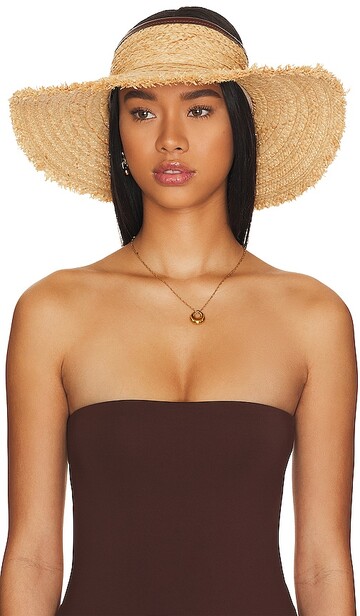 Nikki Beach Porto Heli Hat in Tan in natural