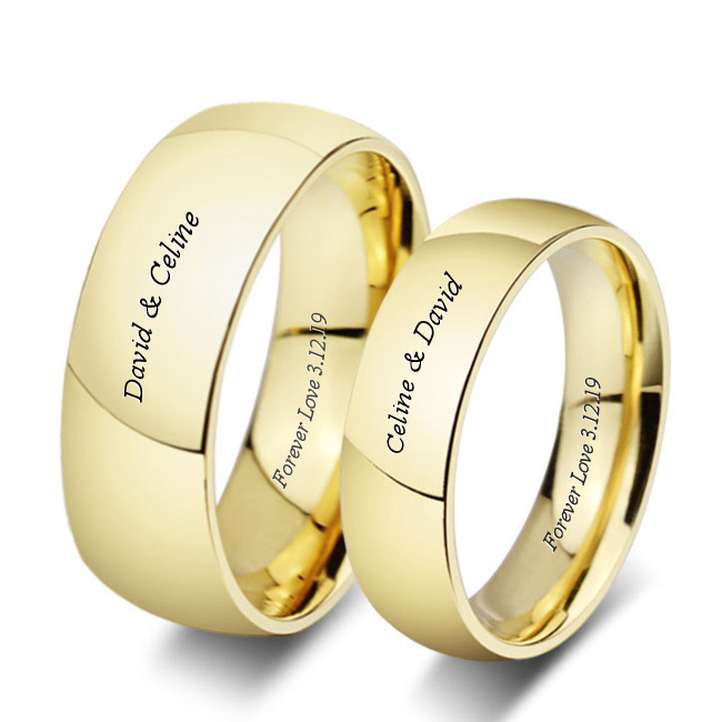 Buy quality 916 Gold Designer Couple ring PJ-R011 in Ahmedabad