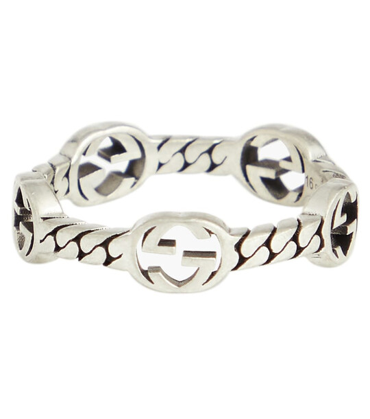 Gucci GG sterling silver ring