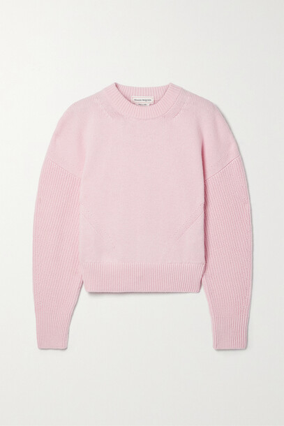 Alexander McQueen - Ribbed Wool Sweater - Pink