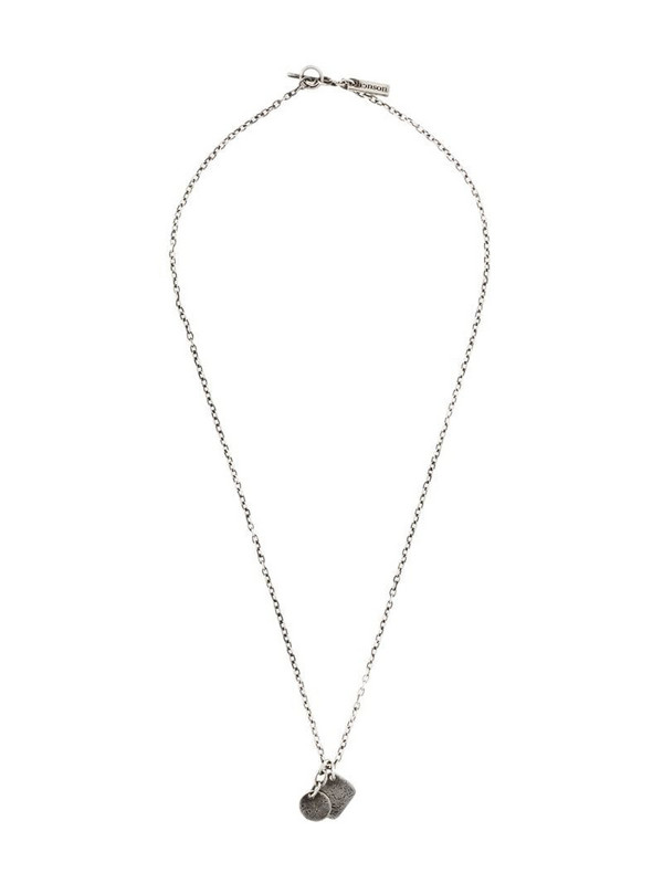 Henson dog tag necklace in grey