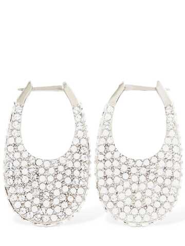 coperni medium swipe crystal earrings