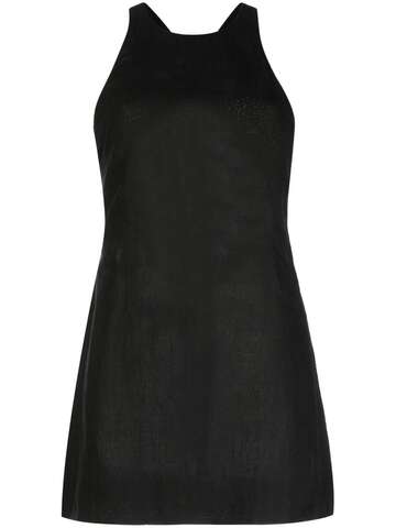 three graces brenna sleeveless mini dress - black