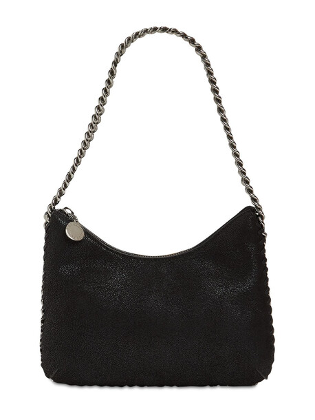 STELLA MCCARTNEY Mini Falabella Faux Leather Shoulder Bag in black