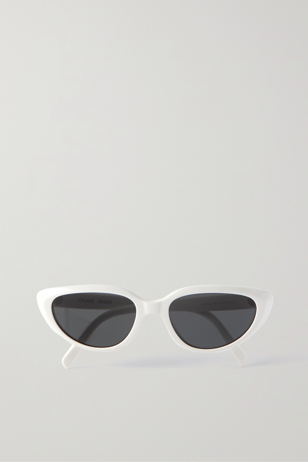 CELINE Eyewear - Cat-eye Acetate Sunglasses - Ivory