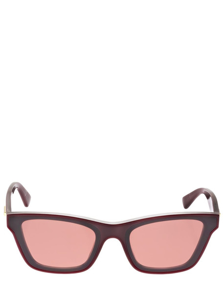 BOTTEGA VENETA Cat-eye Acetate Sunglasses in red