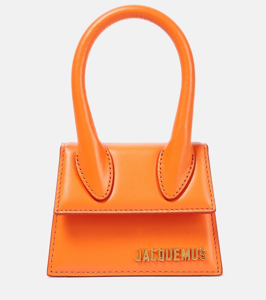 Jacquemus Le Chiquito leather tote bag in pink