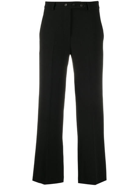 Alysi straight-leg tailored trousers in black