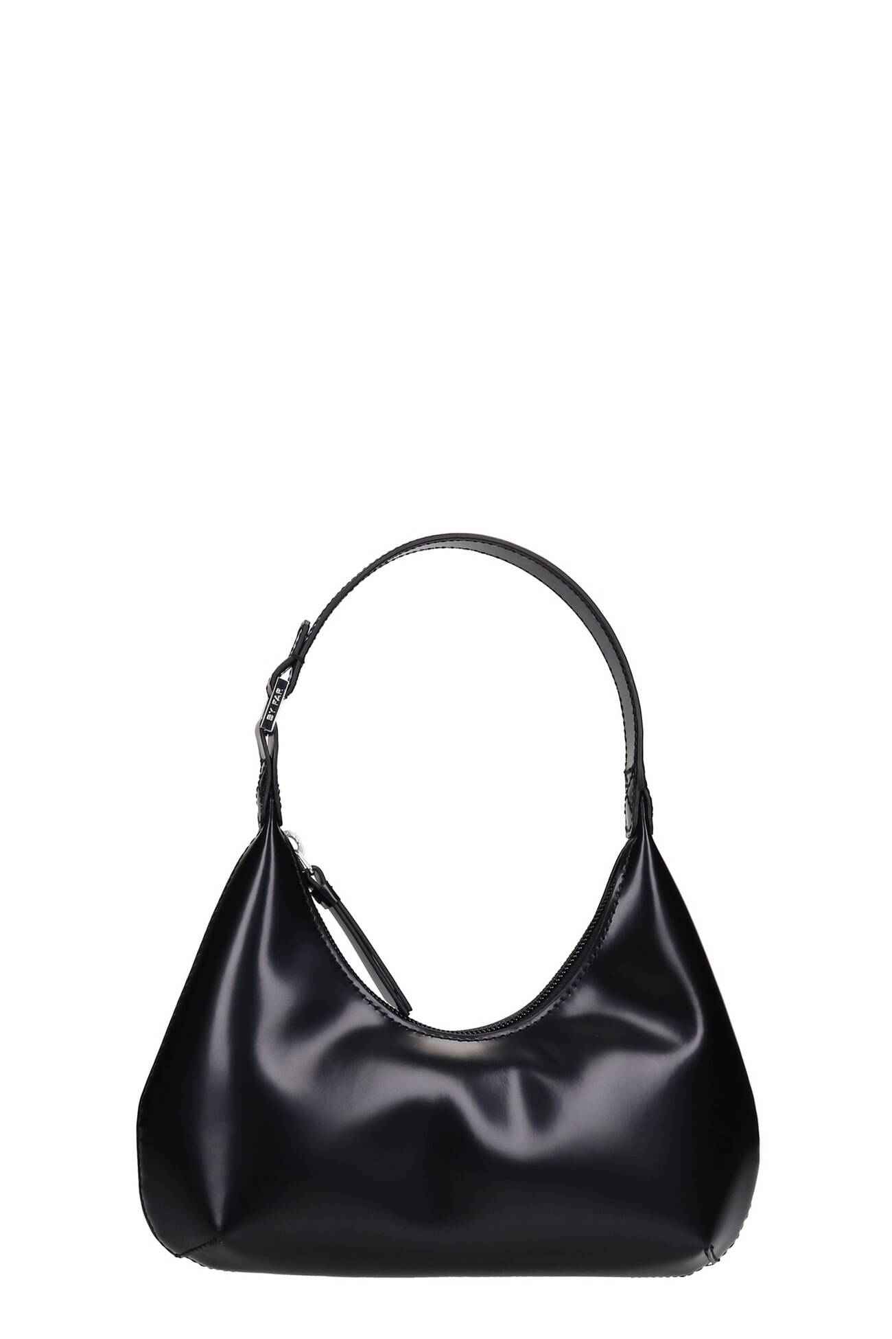 BY FAR Shoulder Bag In Black Patent Leather