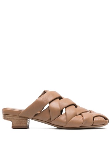 marsèll strappy leather sandals - brown