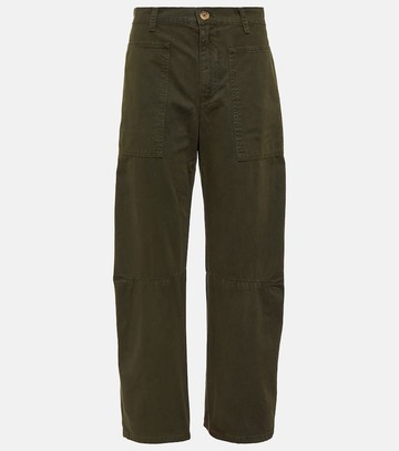 velvet brylie cotton twill cargo pants in green