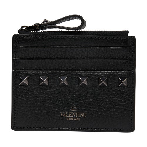 Valentino Garavani Rockstud coin purse and cardholder