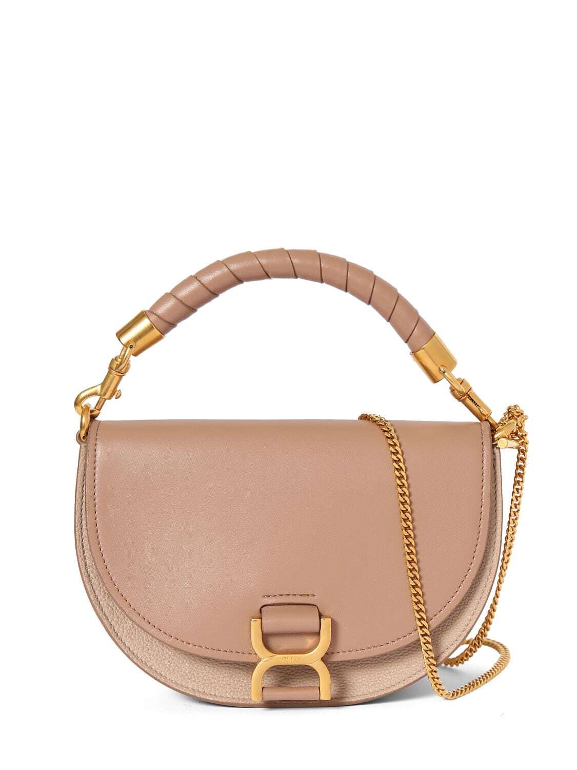 CHLOÉ Marcie Leather Top Handle Bag