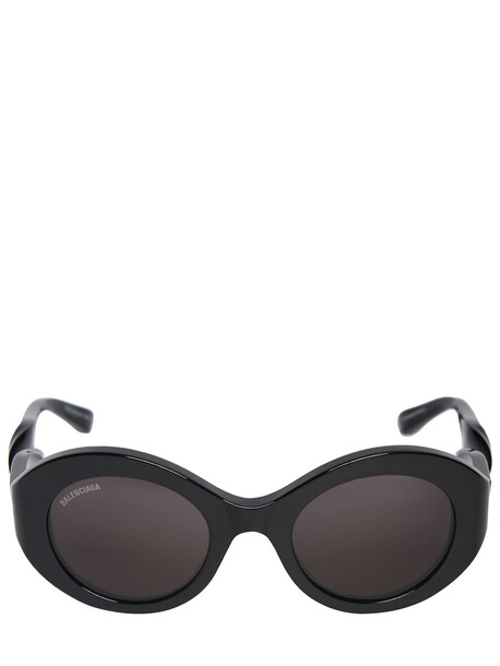 BALENCIAGA Twist Round 0208s Sunglasses in black