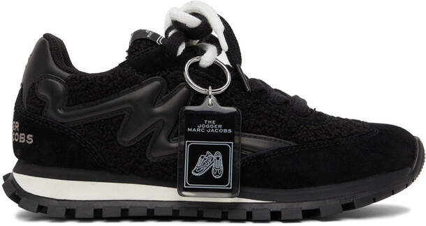 Marc Jacobs Black 'The Teddy Jogger' Sneakers
