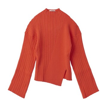Aeron Rhone - Asymmetric Sweater in red