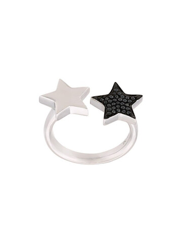 Alinka 'Stasia' diamond star ring in metallic