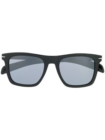 Eyewear by David Beckham rectangular frame sunglasses in black
