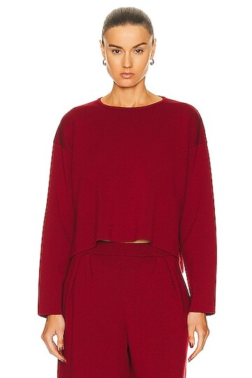 max mara angelo sweater in red