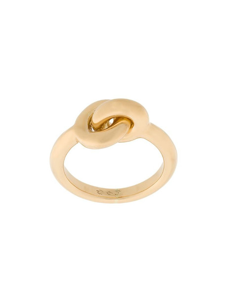 Charlotte Chesnais 18kt yellow gold Maxi Twin ring