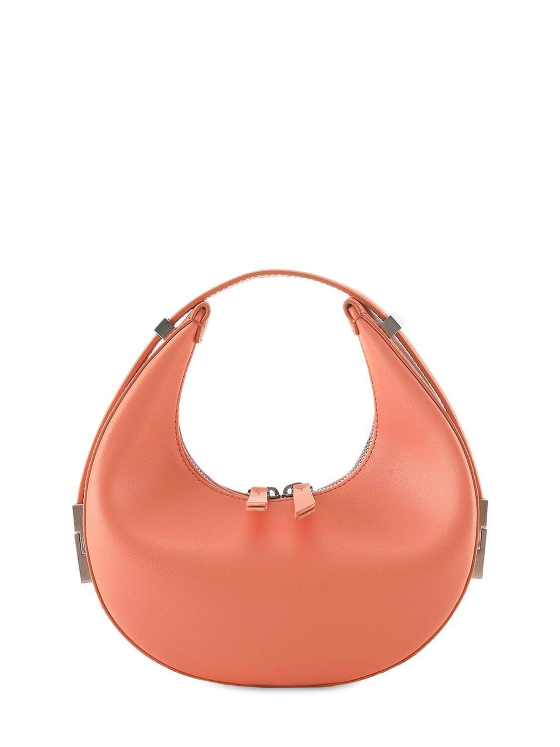 OSOI Mini Tony Leather Top Handle Bag in pink