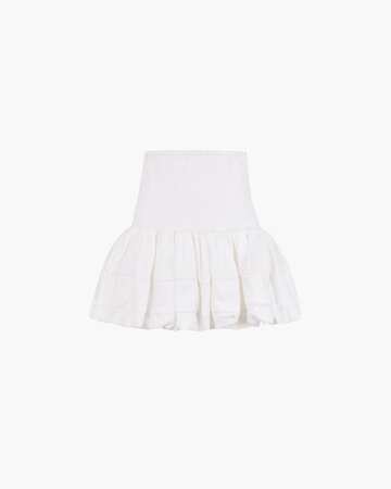 Inasami Joki Linen Mini Skirt in white