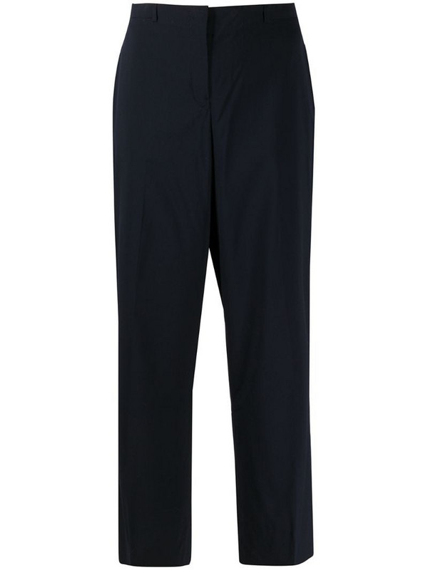 Jil Sander Pre-Owned 1990s decor-pleat tailored trousers in blue