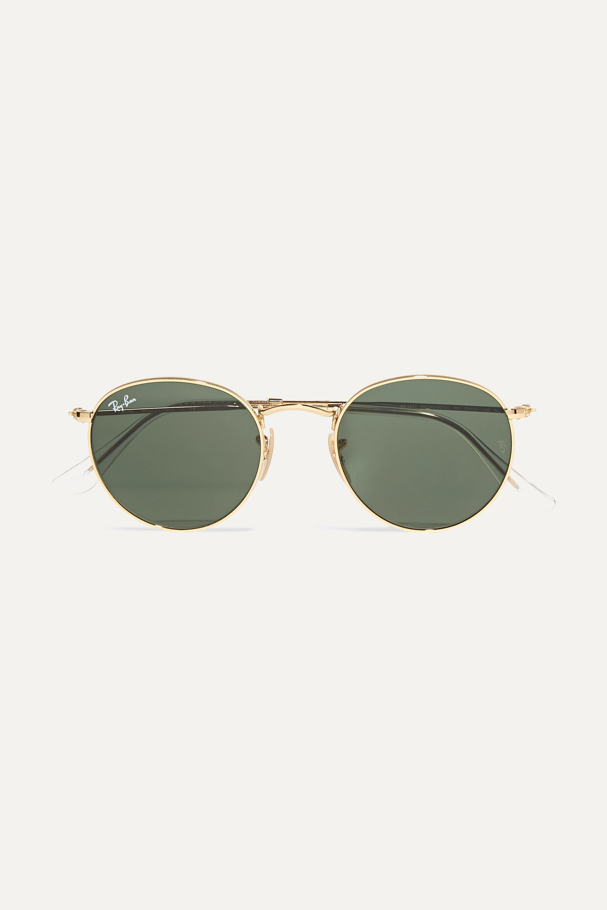 Ray-Ban - Round-frame Gold-tone Sunglasses - one size