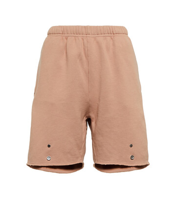 Les Tien Snap Front cotton shorts in pink