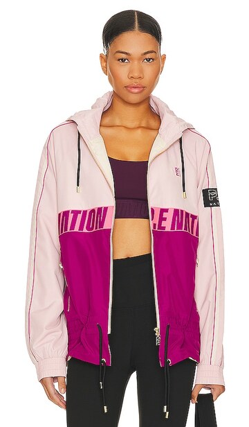 p.e nation man down jacket in pink