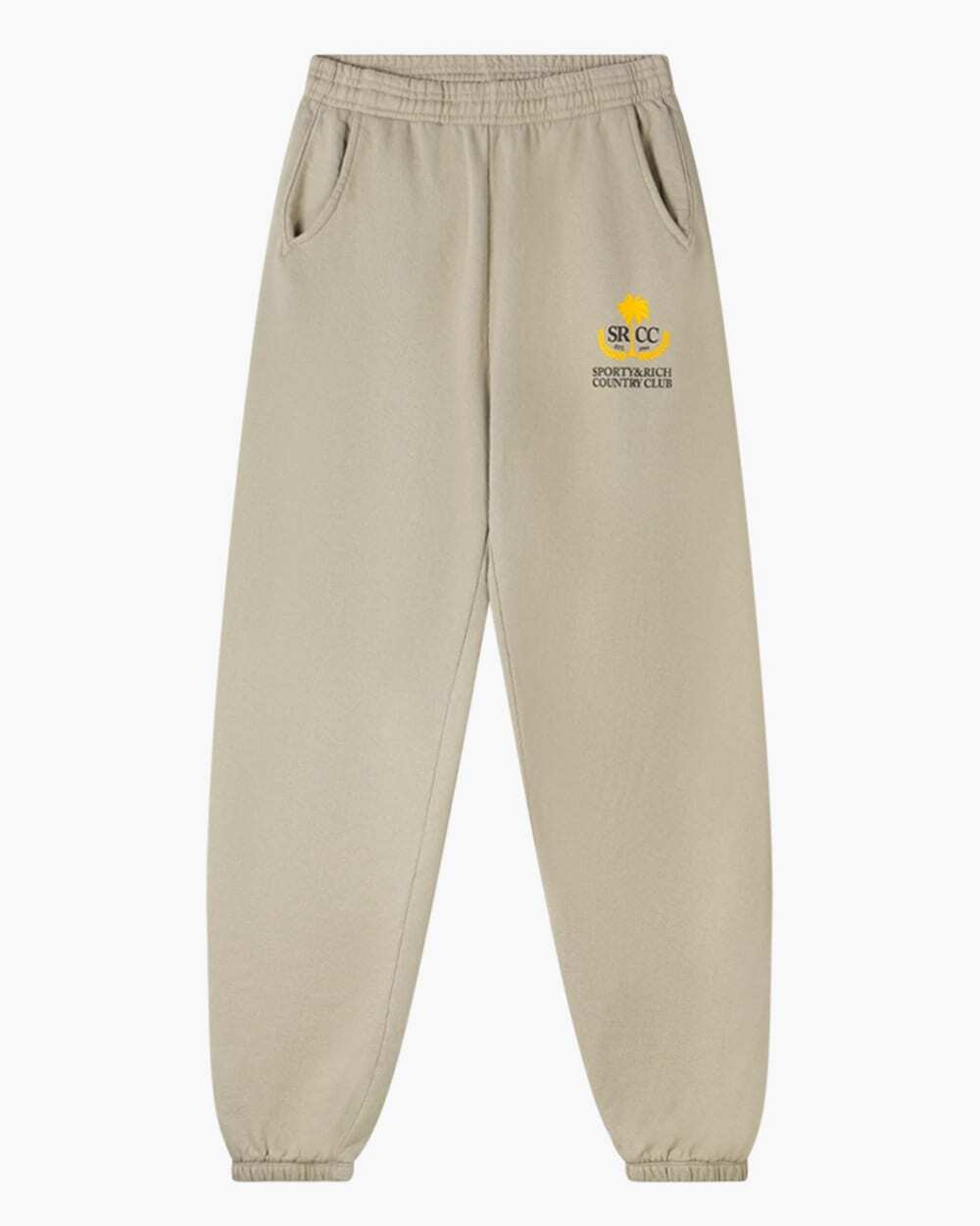 Sporty & Rich Country Club Sweatpants in black / gold