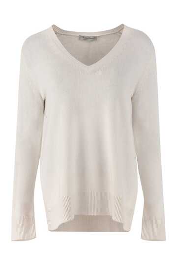 Max & Co. Max & Co. Verona Wool And Cashmere Pullover in bianco