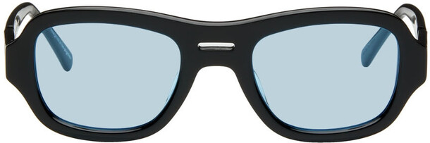 BONNIE CLYDE Black Acetate Maniac Sunglasses