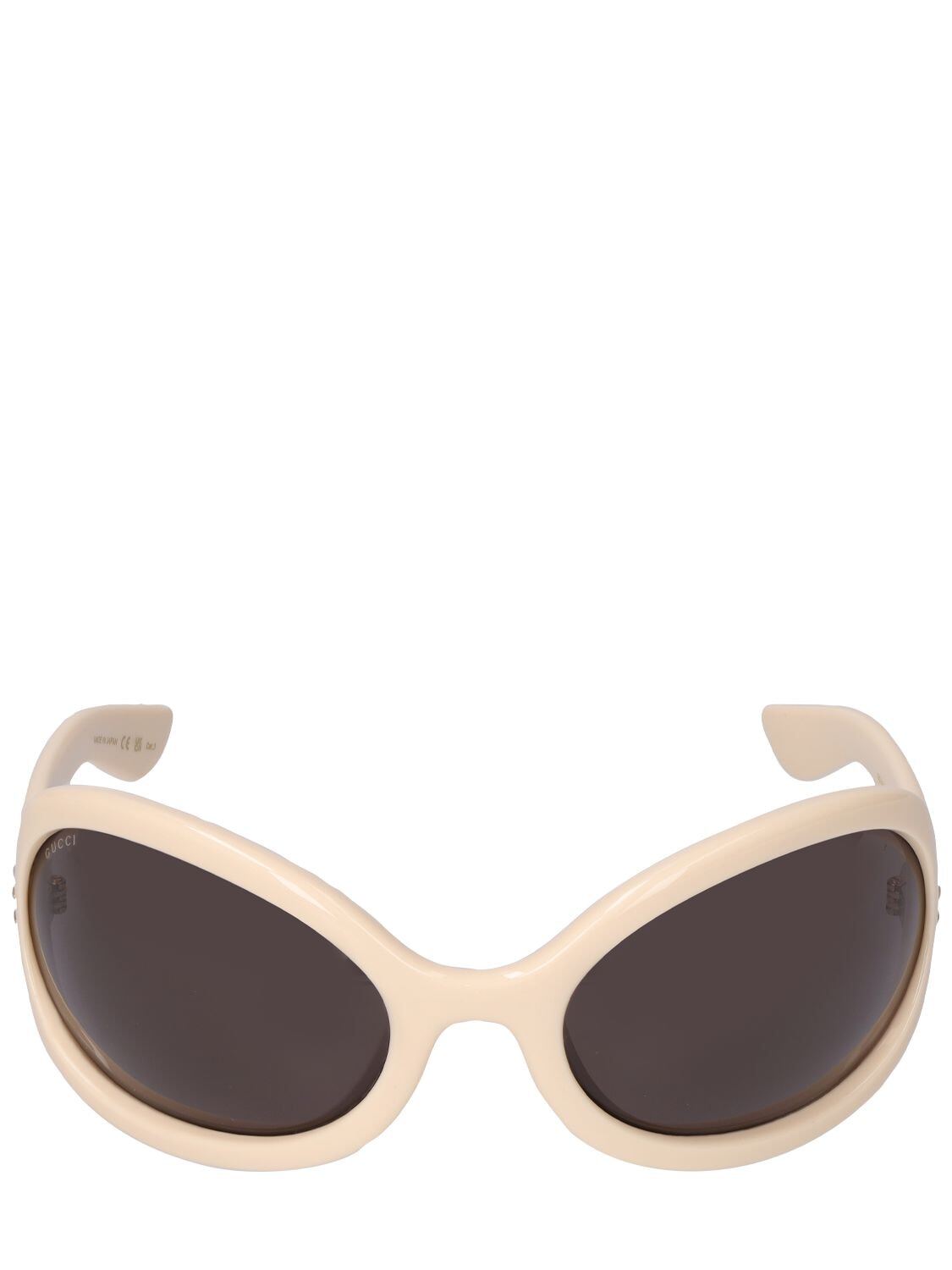 GUCCI Gg1381s Acetate Sunglasses in white