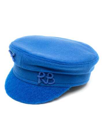ruslan baginskiy brushed baker boy hat - blue