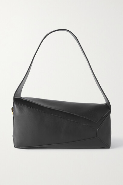 Loewe - Puzzle Leather Shoulder Bag - Black