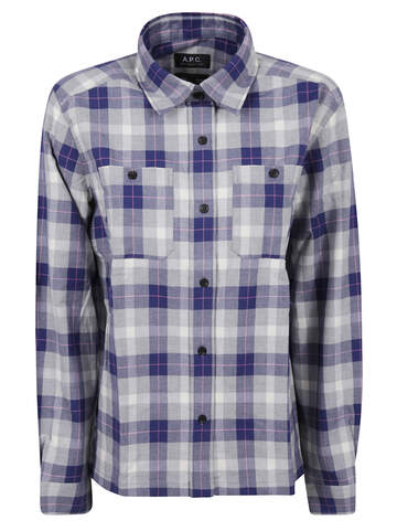 A.P.C. A.P.C. Check Shirt in lavender