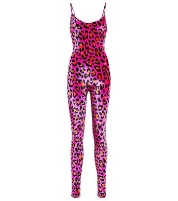 Pucci Leopard-print bodysuit in pink