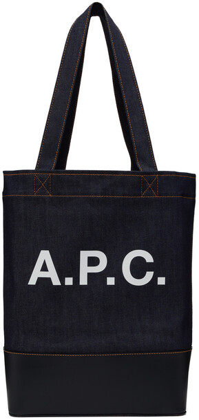 A.P.C. A.P.C. Navy Axelle Tote