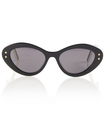 dior eyewear diorpacific b1u cat-eye sunglasses in black