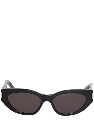 saint laurent sl 634 nova recycled acetate sunglasses in black