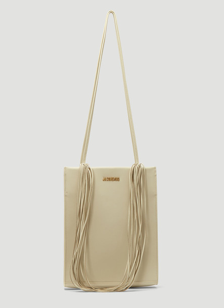 Jacquemus Le A4 Tote Bag in White size One Size