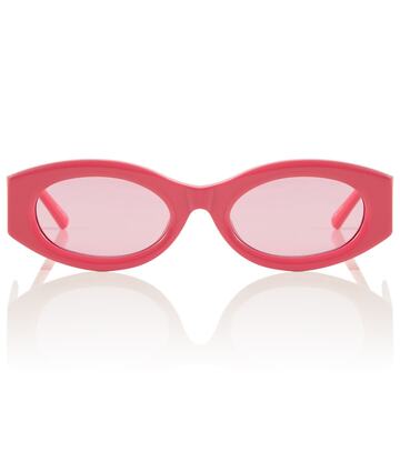 The Attico Berta oval sunglasses in pink
